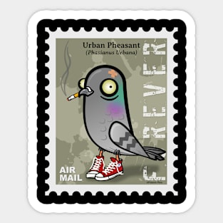 Urban Pheasant Sticker